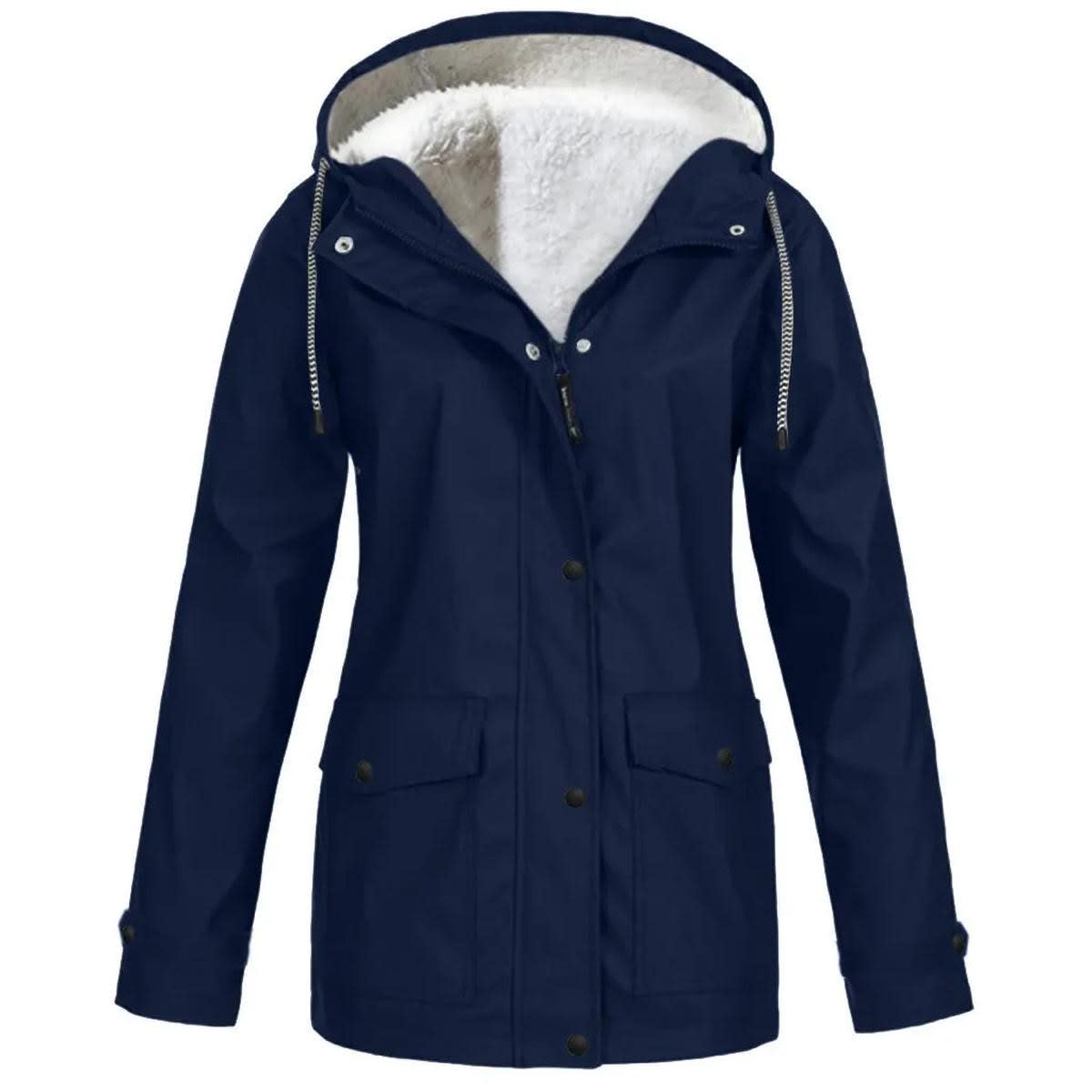 Women's Windproof Fleece-Lined Jacket | Eirlys_11