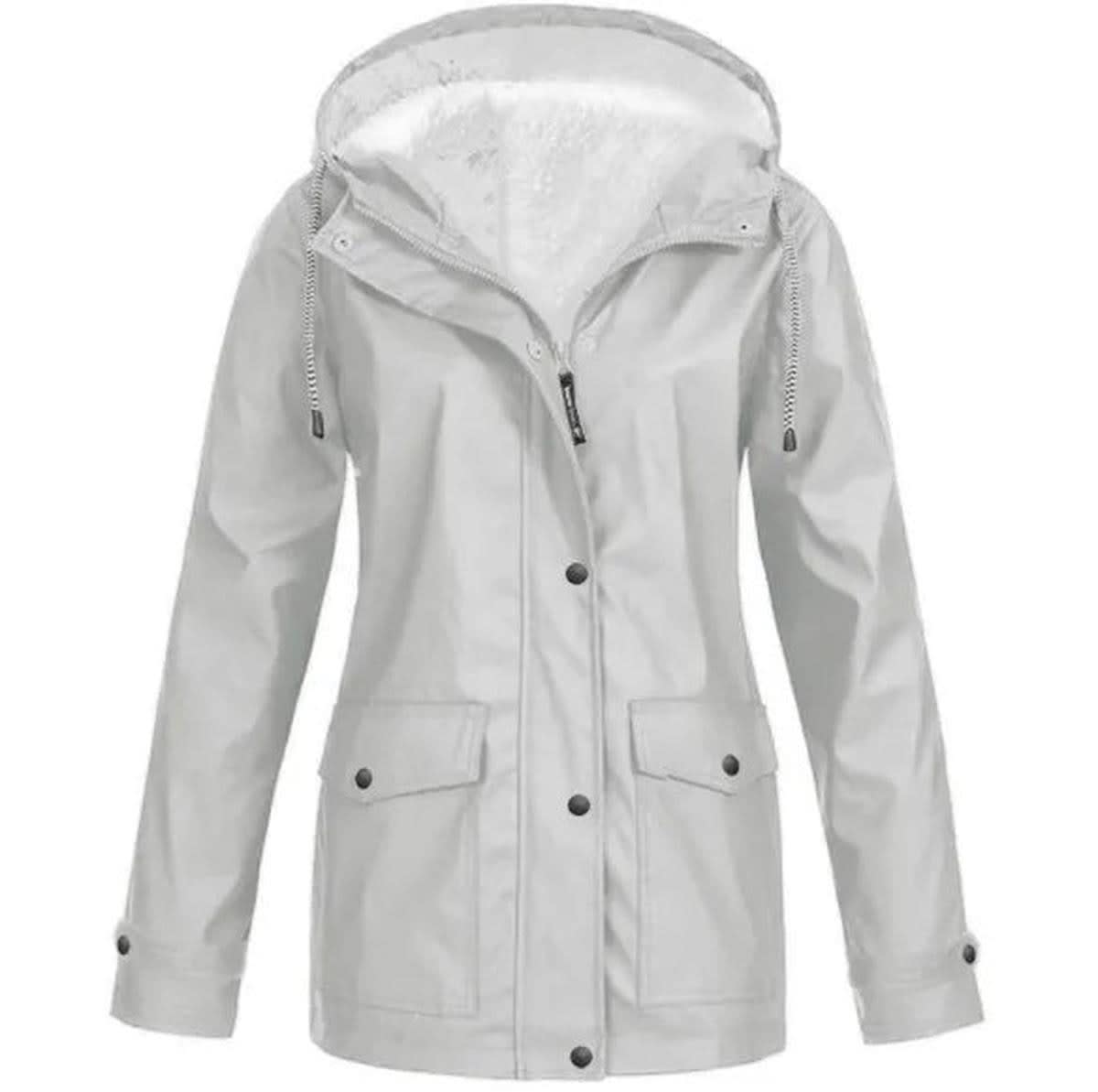 Women's Windproof Fleece-Lined Jacket | Eirlys_5