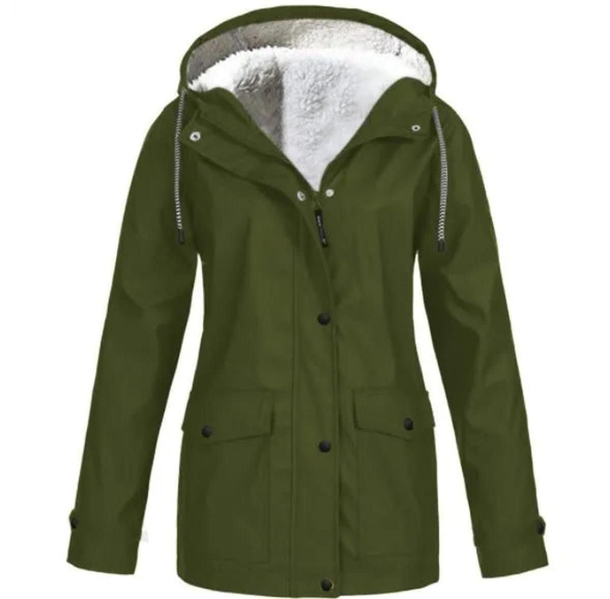 Women's Windproof Fleece-Lined Jacket | Eirlys_6