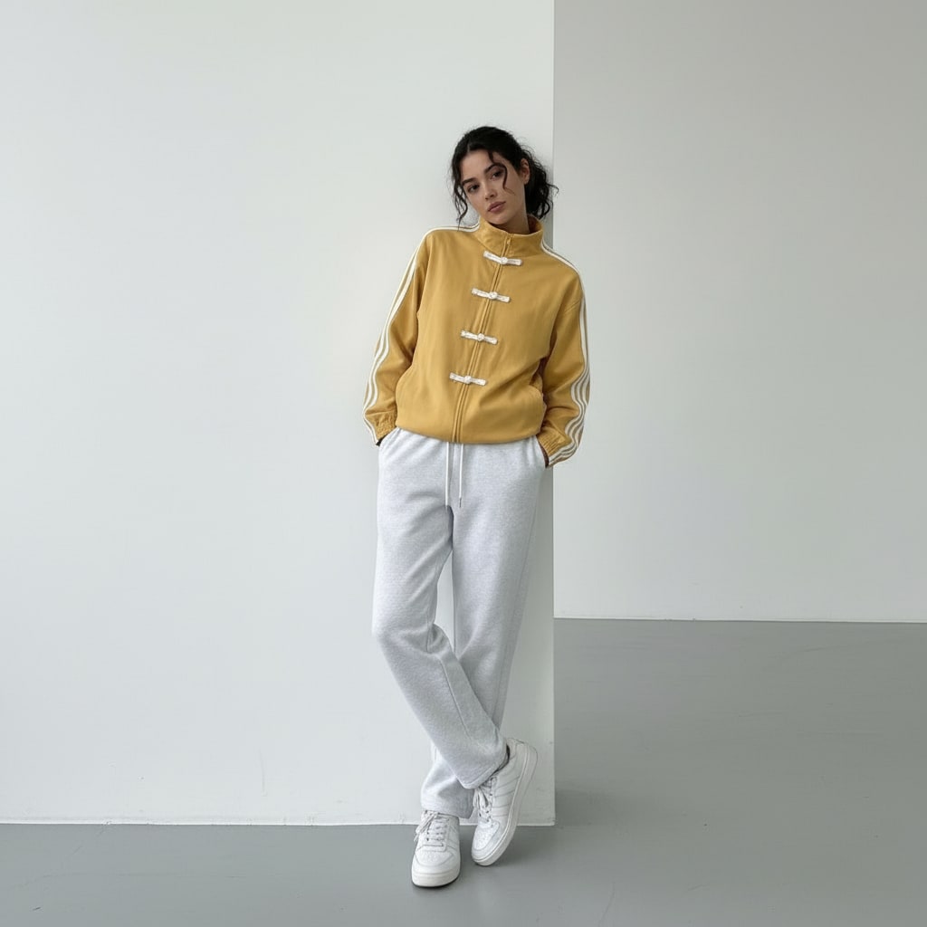 Women's Retro Striped Track Jacket | Gwenda_7