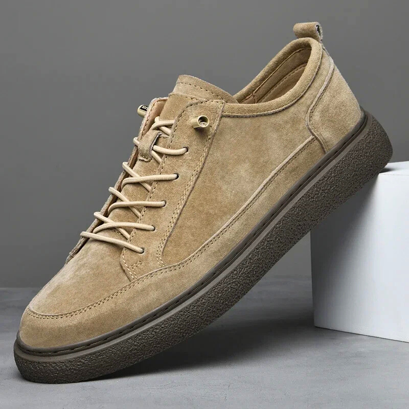 Men’s Genuine Leather Suede Sneakers | Nico