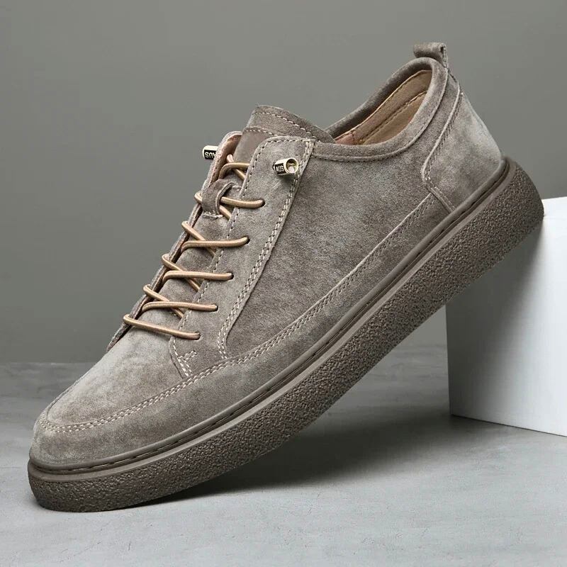 Men’s Genuine Leather Suede Sneakers | Nico