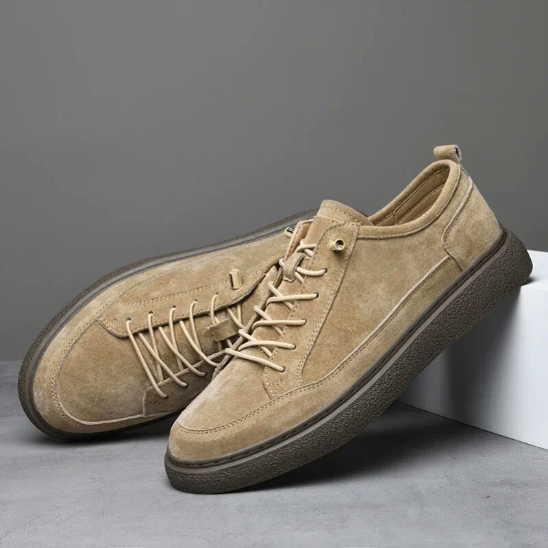 Men’s Genuine Leather Suede Sneakers | Nico