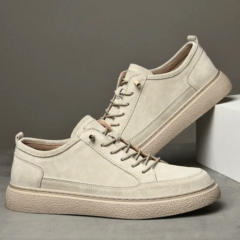 Men’s Genuine Leather Suede Sneakers | Nico