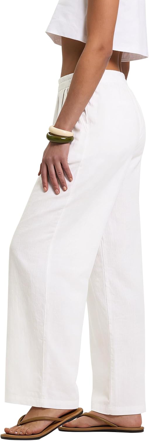 Women's Breathable Wide Leg Trousers | Celeste