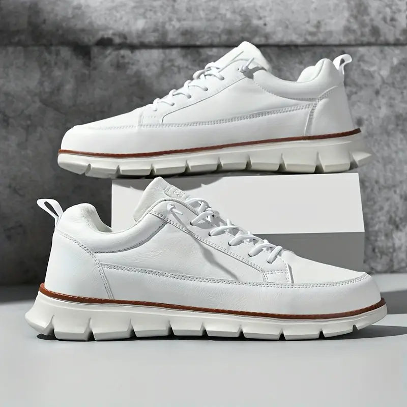 Men’s Genuine Leather Everyday Sneakers | Flynn