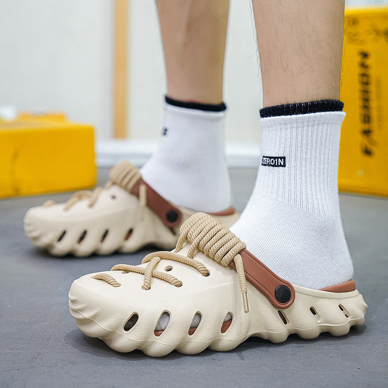 Men’s Lightweight Lace-Up Clogs | AirStride