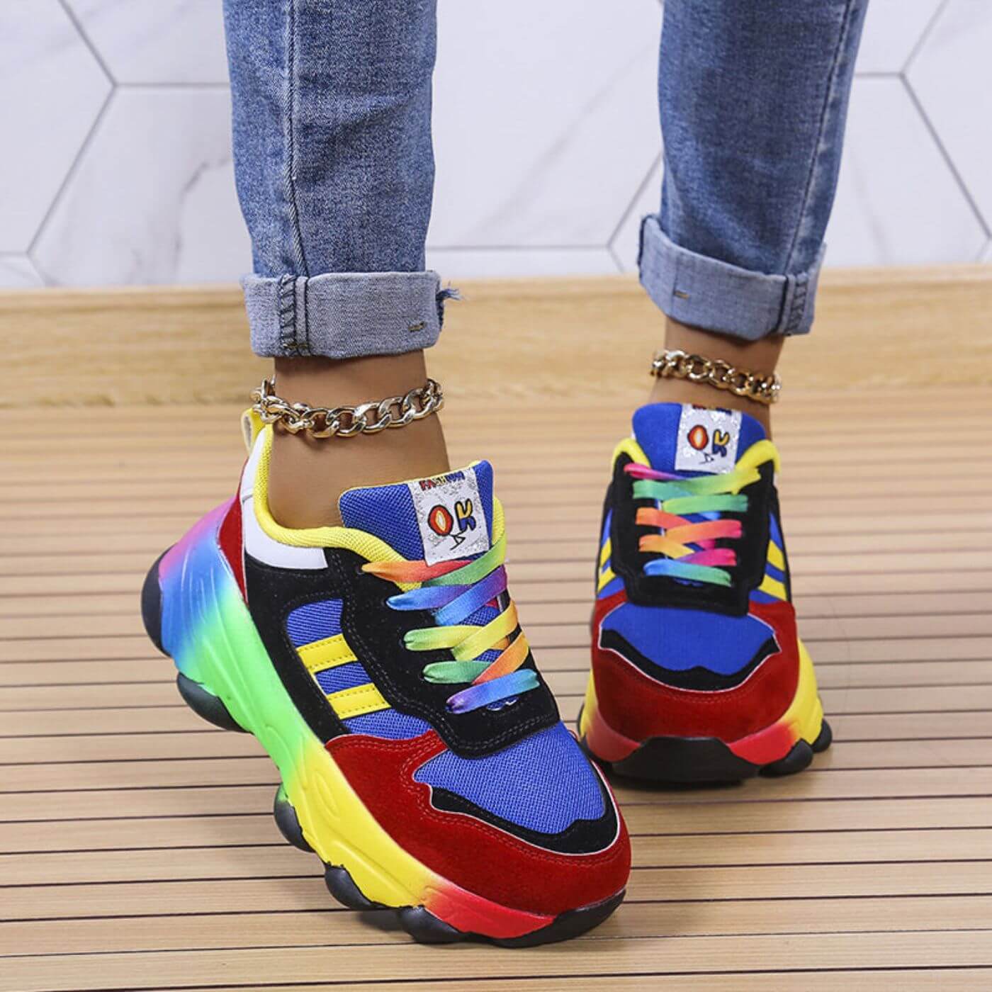 Women's Vibrant Orthopedic Sneakers | Valentina