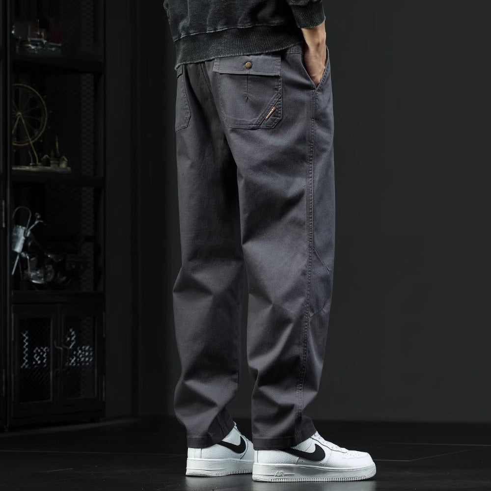 Men's Relaxed Fit Cotton Trousers | Anthony
