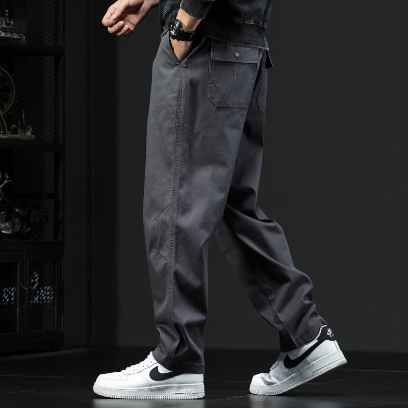 Men's Relaxed Fit Cotton Trousers | Anthony