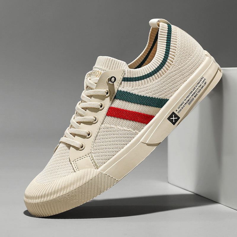 Men’s Striped Knit Sneakers | Elias