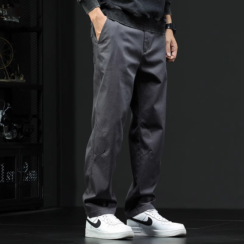 Men's Relaxed Fit Cotton Trousers | Anthony