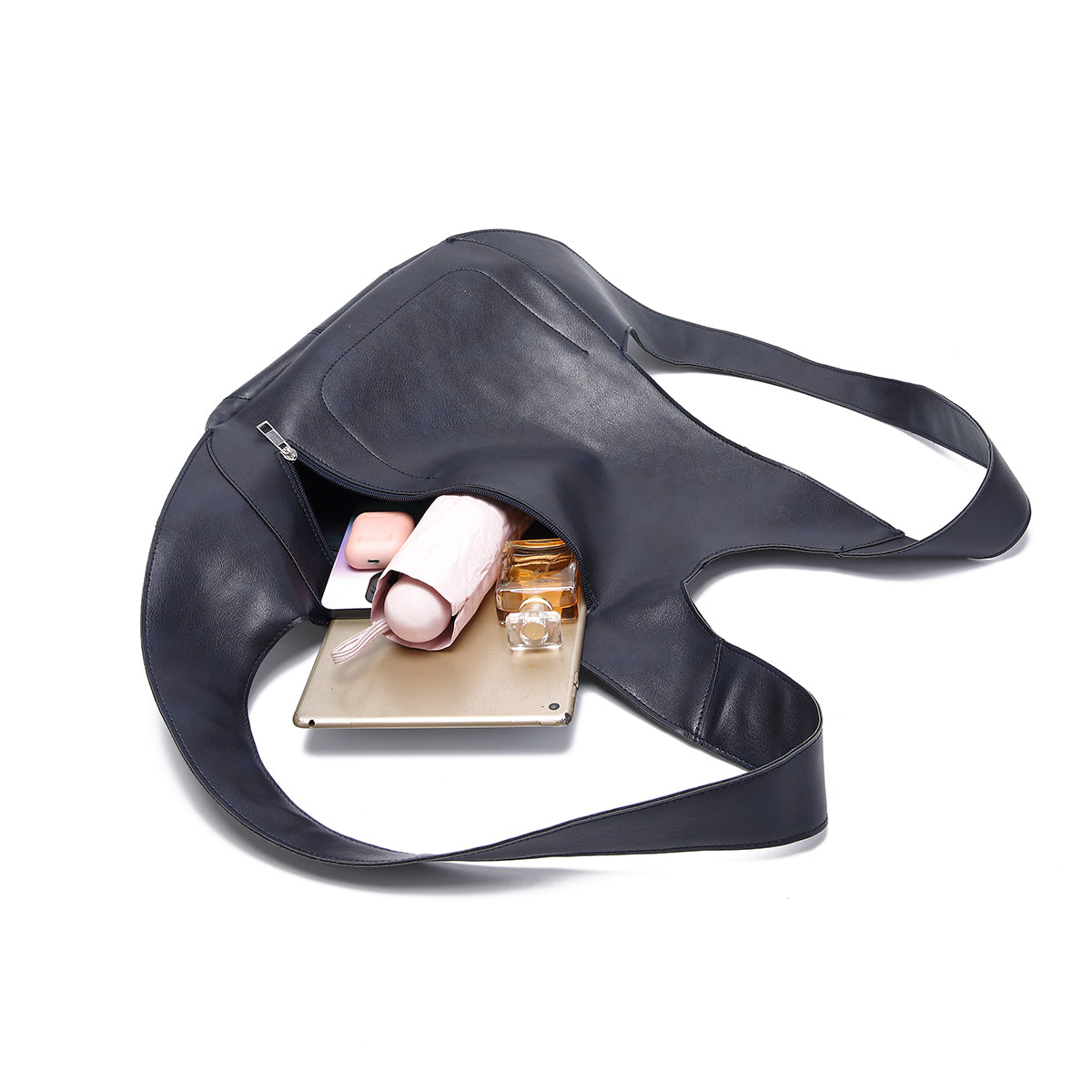 Women’s Curved Leather Backpack Bag | Parla