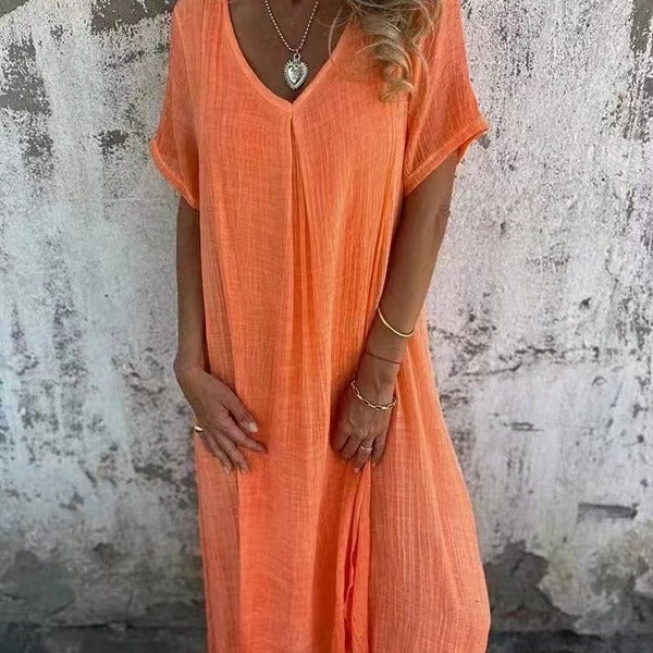 Women's V-Neck Maxi Dress | Savannah
