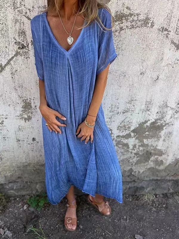 Women's V-Neck Maxi Dress | Savannah