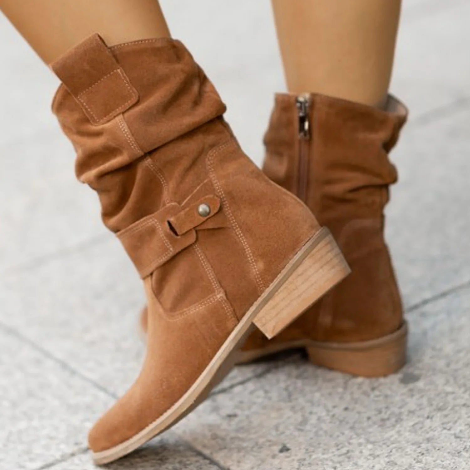 Women’s Suede Ankle Boots | Clara