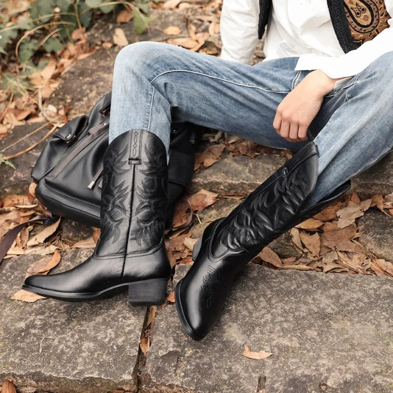 Men's Classic Western Cowboy Boots | Colton