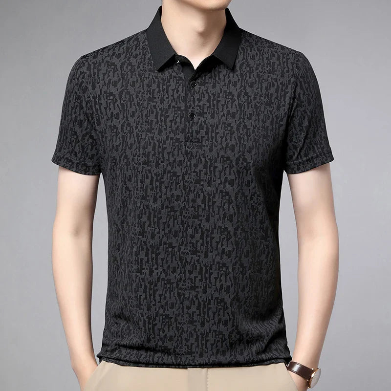 Men’s Pixel Weave Polo Shirt | Harrington