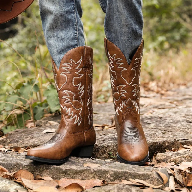 Men's Classic Western Cowboy Boots | Colton
