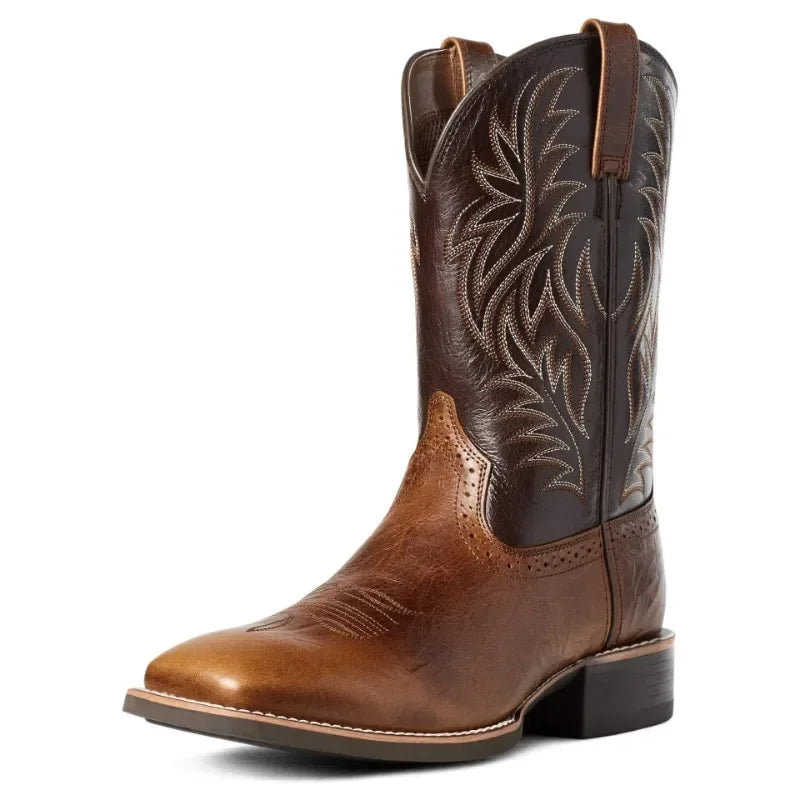 Men's Embroidered Cowboy Boots | Harrison
