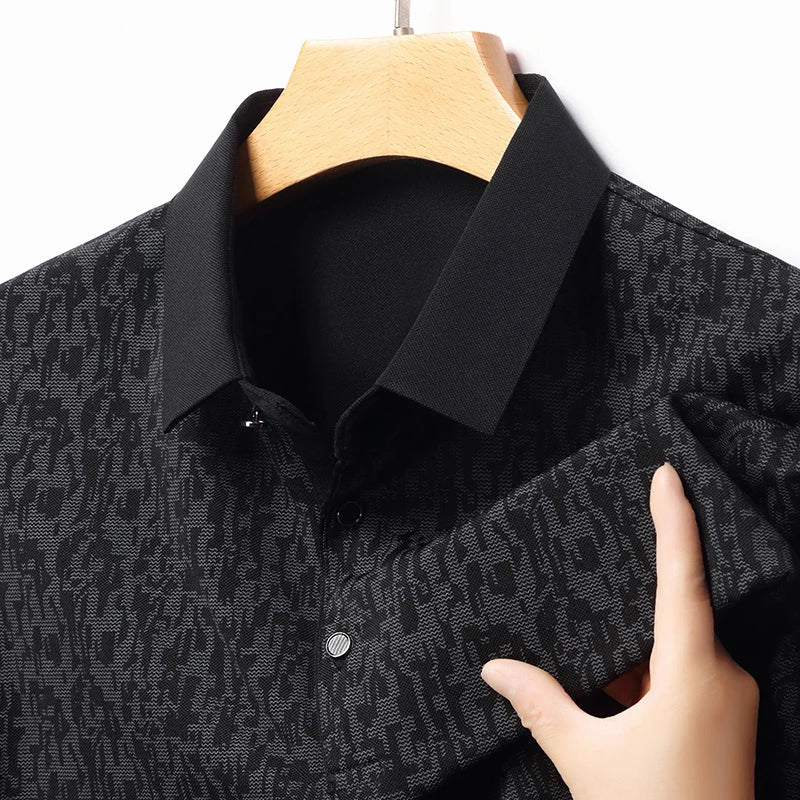 Men’s Pixel Weave Polo Shirt | Harrington