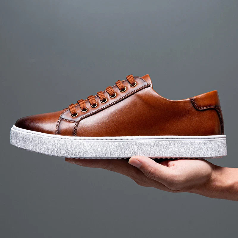 Men’s Premium Leather Sneakers | Magnus