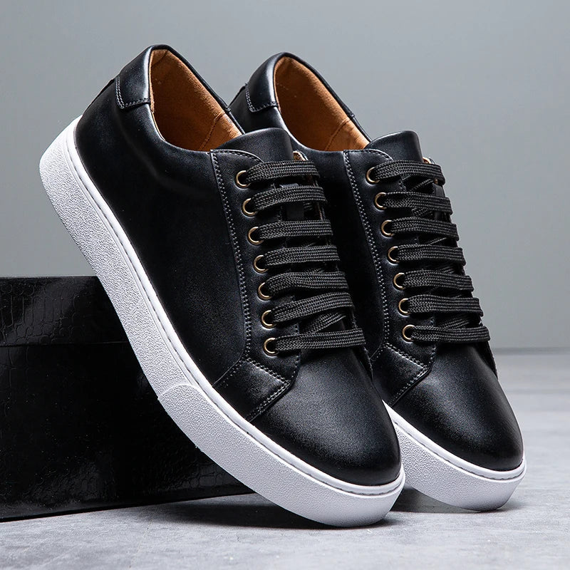 Men’s Premium Leather Sneakers | Magnus