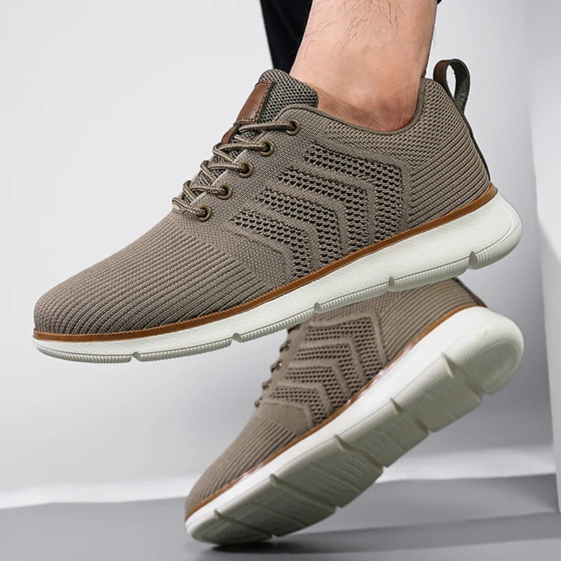 Men’s Knit Comfort Sneakers Breathable Design | Dorian