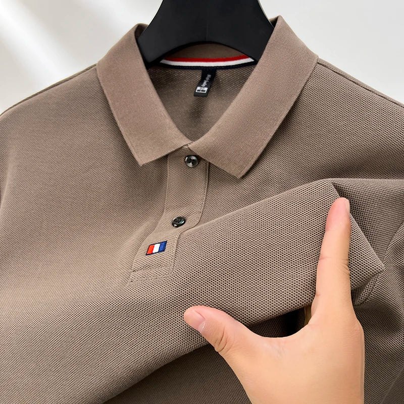 Men’s Long Sleeve Polo Shirt | Sebastian