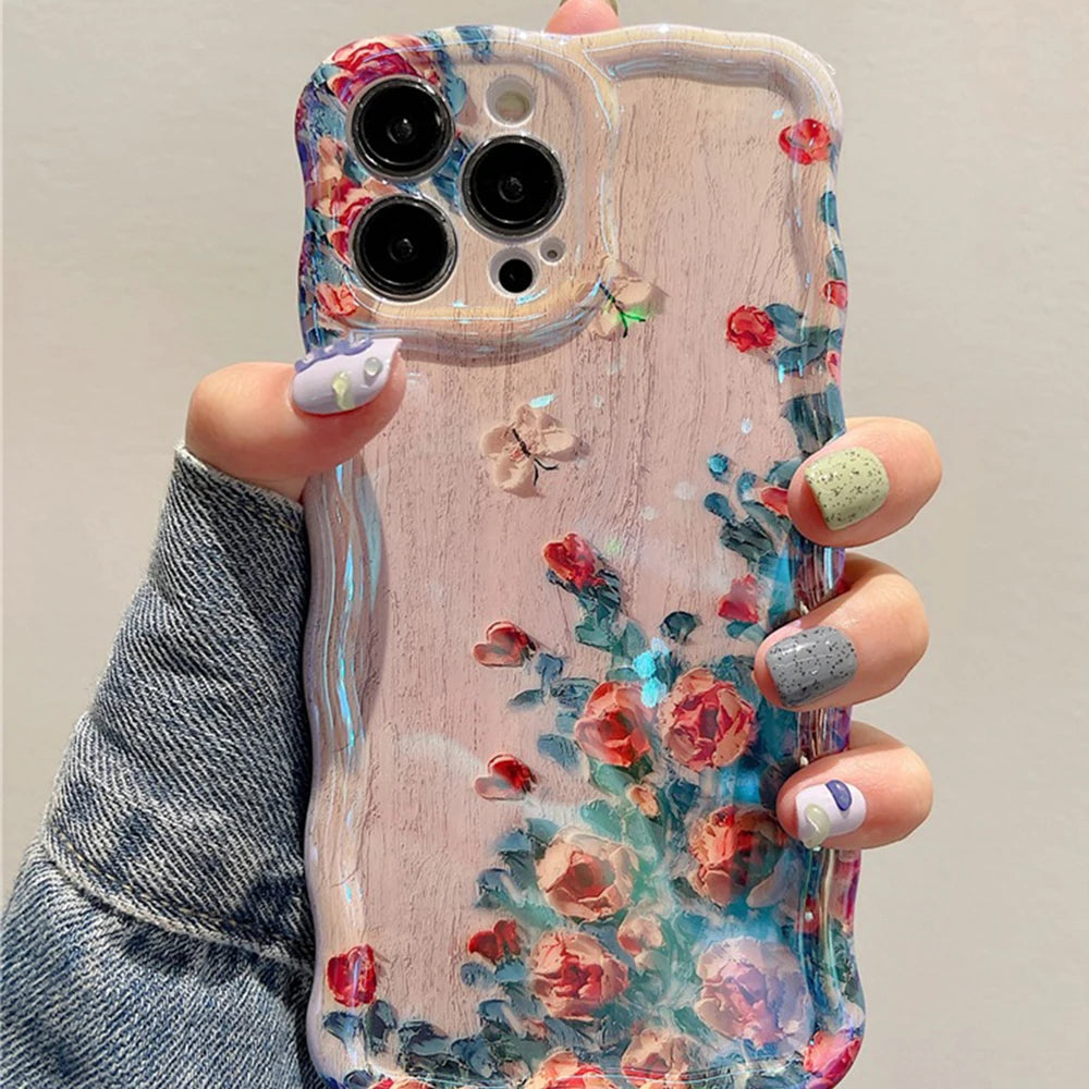 Floral Protective iPhone Case | Gloss Floral