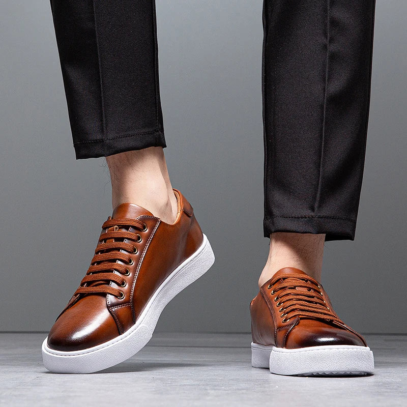 Men’s Premium Leather Sneakers | Magnus
