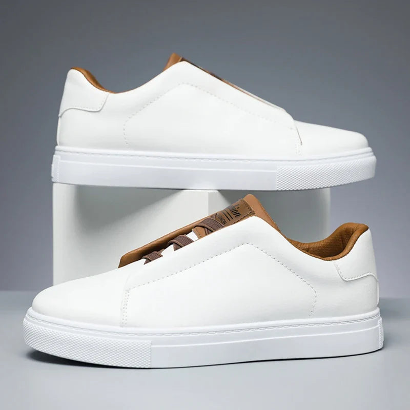 Men's Leather Slip-On Sneakers | Merlin