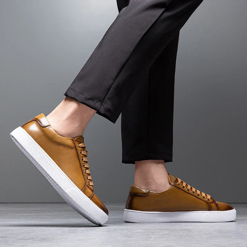 Men’s Premium Leather Sneakers | Magnus