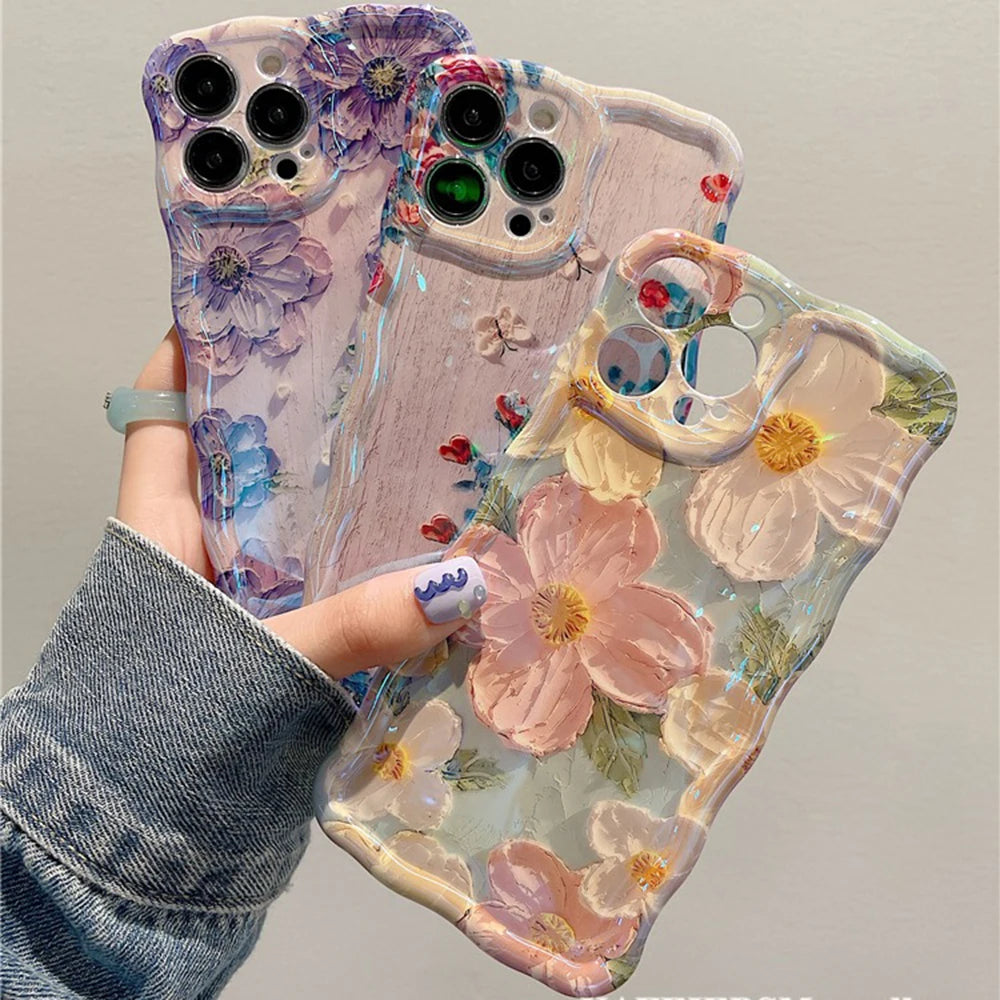 Floral Protective iPhone Case | Gloss Floral