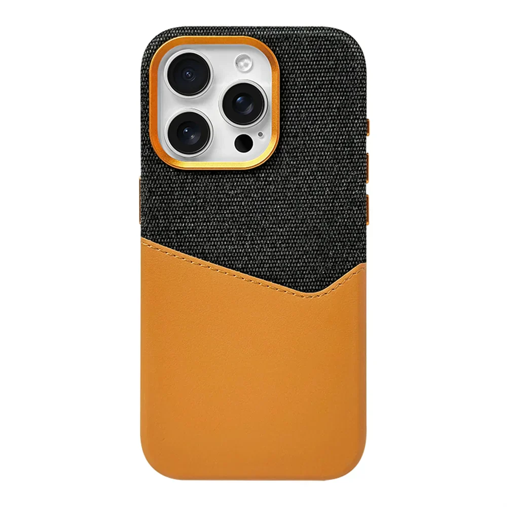 Leather-Look iPhone Case with Card Slot | Dario
