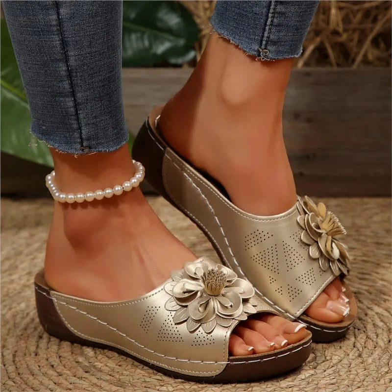 Women’s 3D Flower Summer Sandals | Nora