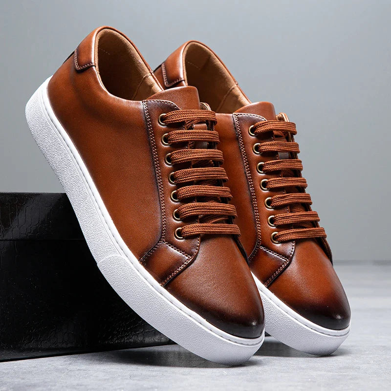 Men’s Premium Leather Sneakers | Magnus