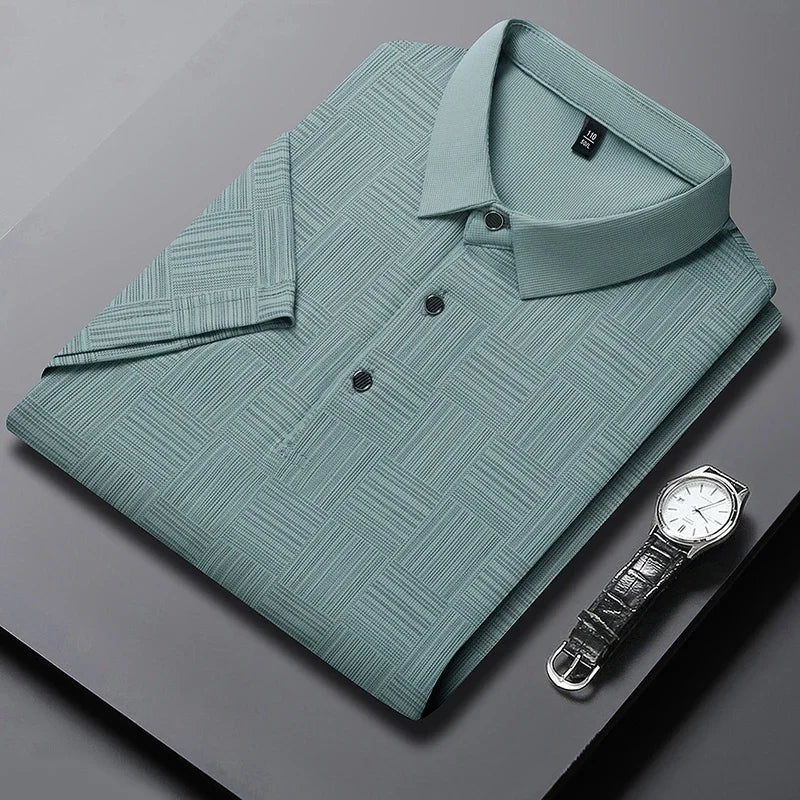 Men’s Textured Polo Shirt | Alexandro