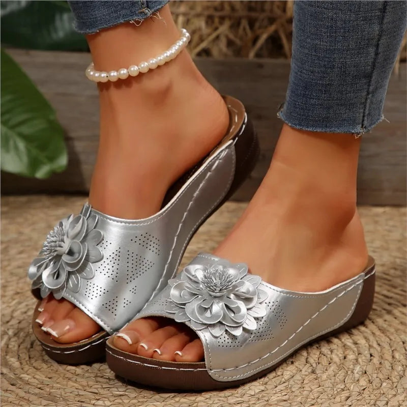 Women’s 3D Flower Summer Sandals | Nora