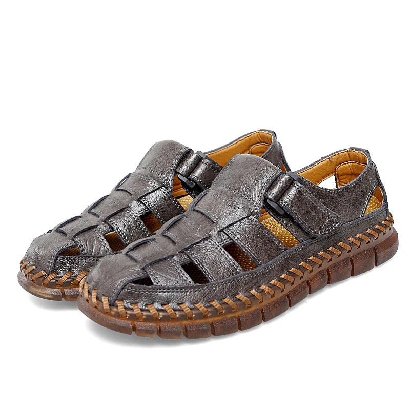 Men’s Leather Fisherman Sandals | Leandro
