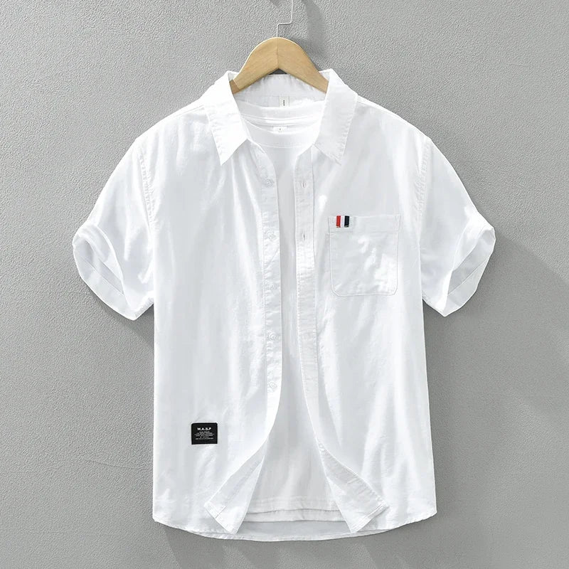 Men’s Striped Short Sleeve Shirt | Luke