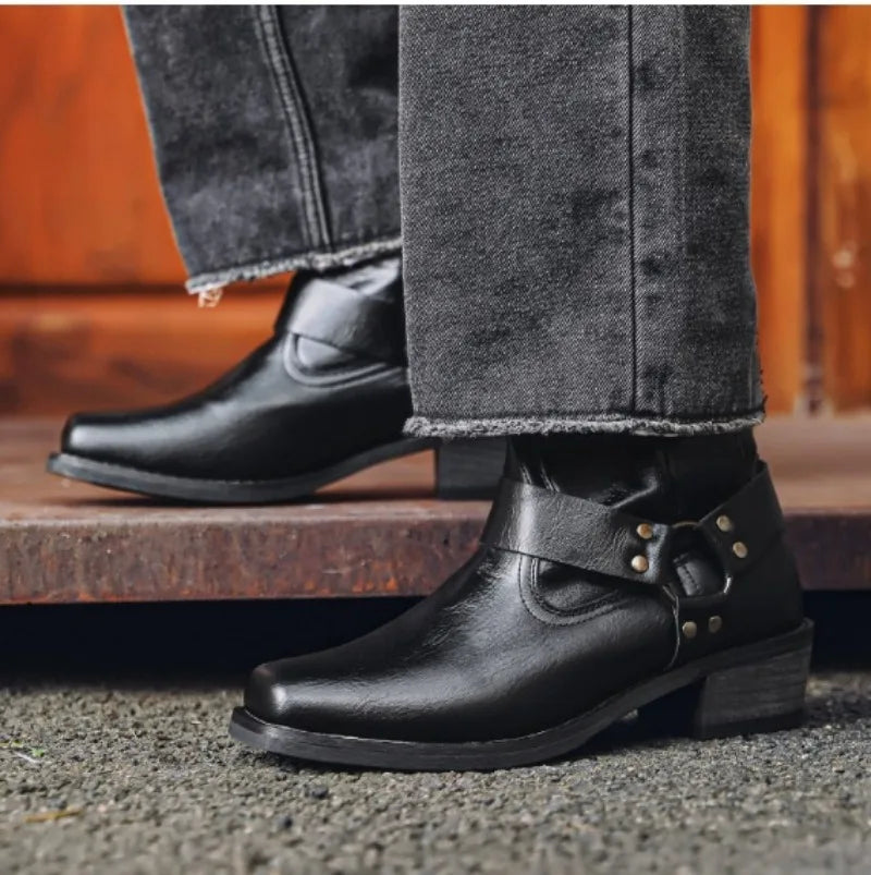 Men's Western Style Ankle Boots | Carter