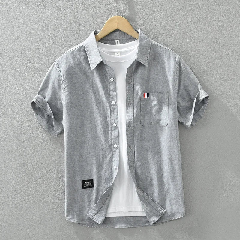 Men’s Striped Short Sleeve Shirt | Luke