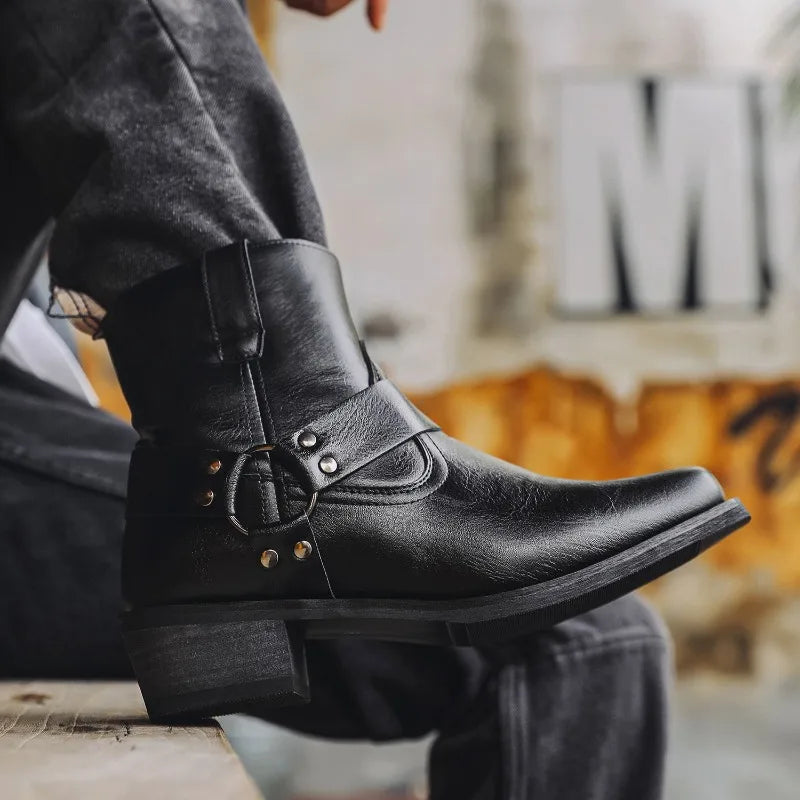 Men's Western Style Ankle Boots | Carter