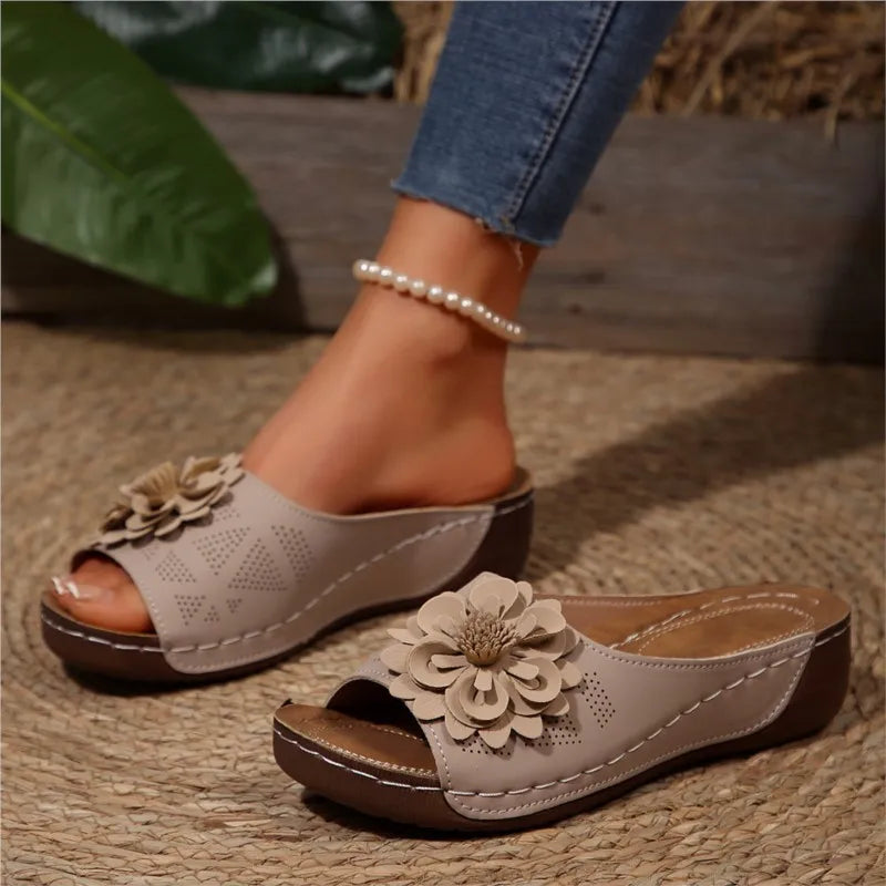 Women’s 3D Flower Summer Sandals | Nora