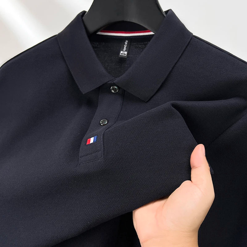 Men’s Long Sleeve Polo Shirt | Sebastian