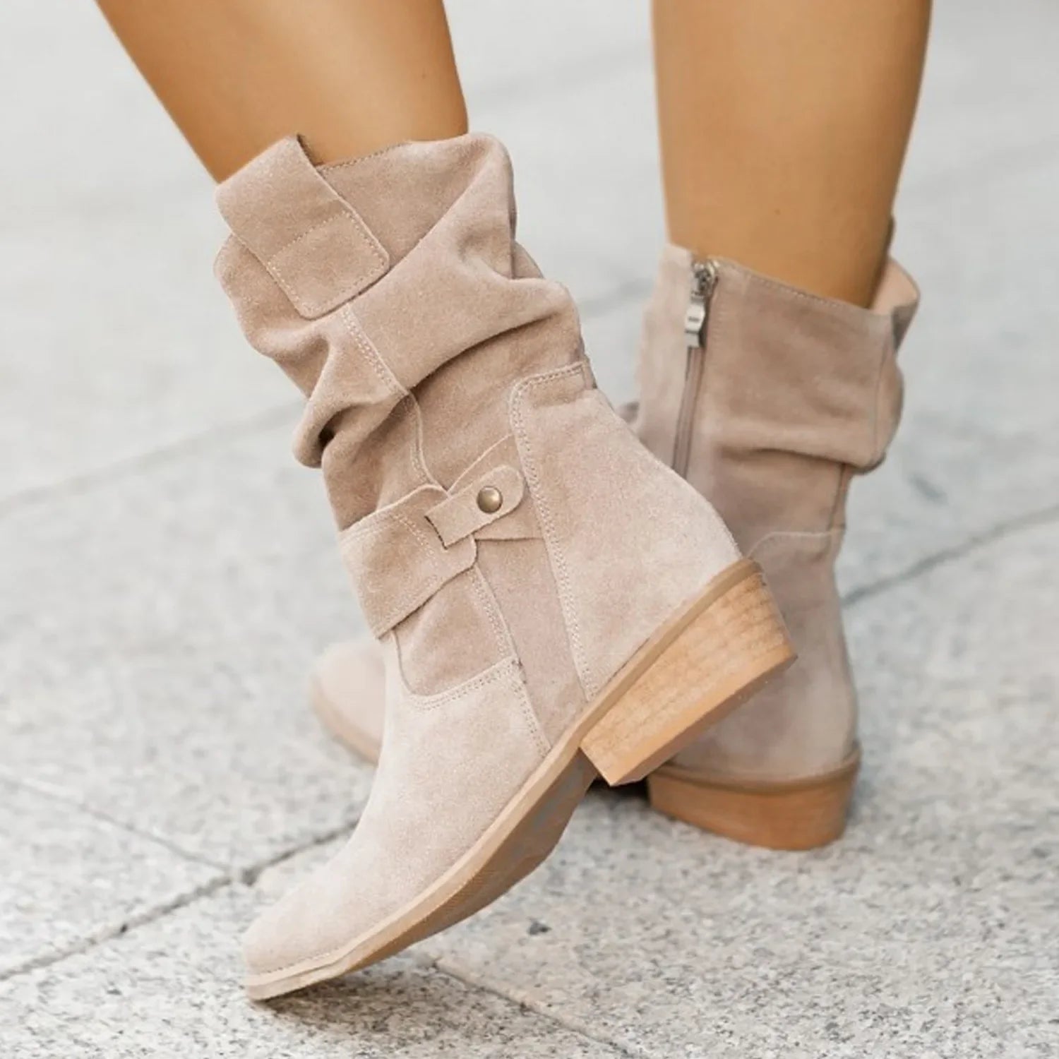 Women’s Suede Ankle Boots | Clara