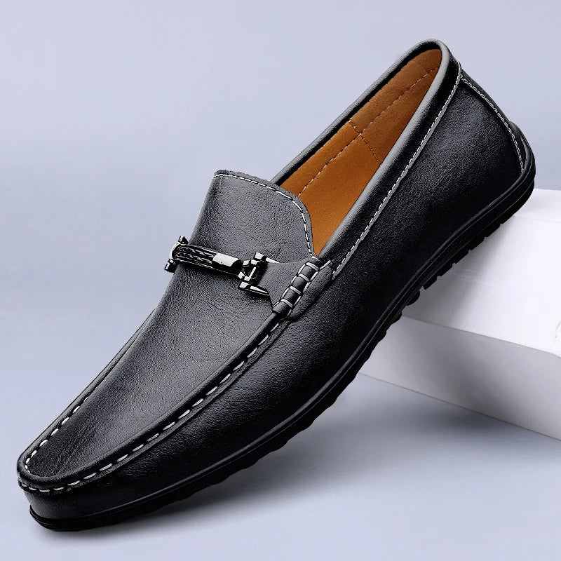 Men’s Smooth Leather Loafers | Preston