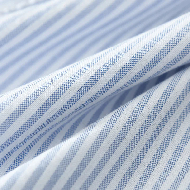 Men’s Pinstripe Linen Shirt | Julian