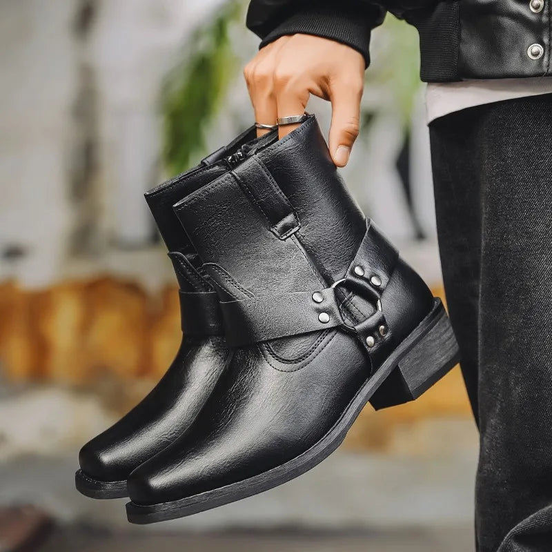 Men's Western Style Ankle Boots | Carter